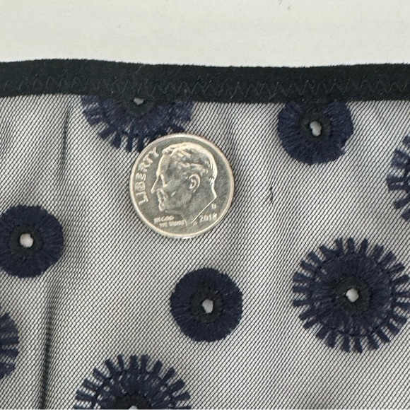 NWT SIMONE PERELE Cassie Embroidered Sheer Bikini Panties Navy Purple Size L - Picture 15 of 16